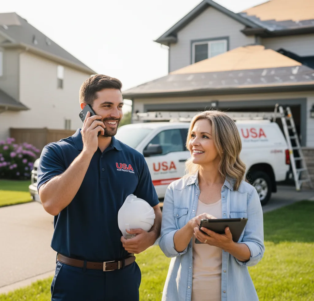 USA Roof Repair Experts customer support in Labadie